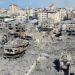 Israeli tanks push deep into central Gaza town, air strike kills 20 in south