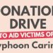 Typhoon Carina donations
