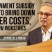 Government subsidy seen to bring down power costs, spur new industries