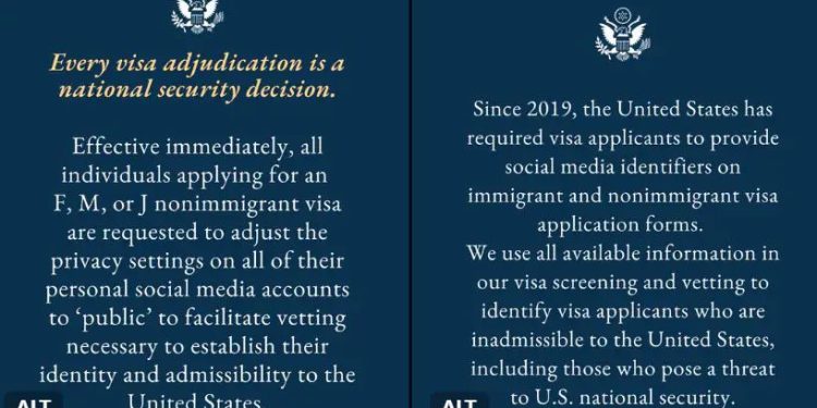 New US visa rules will force foreign students to unlock social media profiles