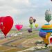 Hot air balloons and flying drones