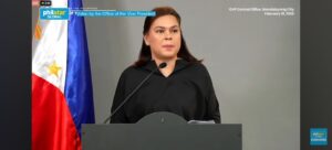 VP Sara to run for President